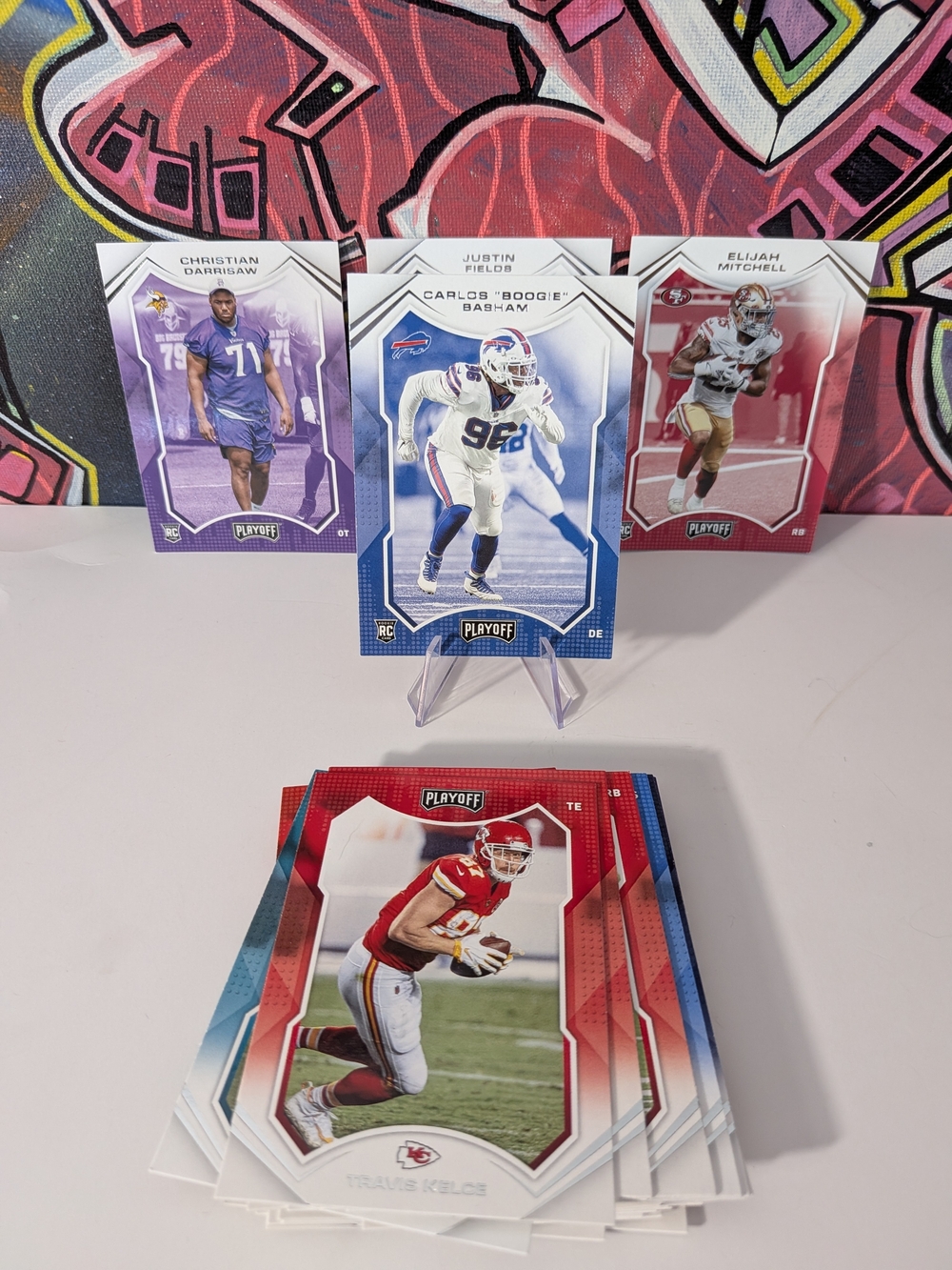 (2021) 🏈 Panini NFL Playoff Football (25 Card) Small Lot